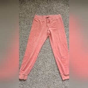Juicy Couture OrangeVelour Track Pants